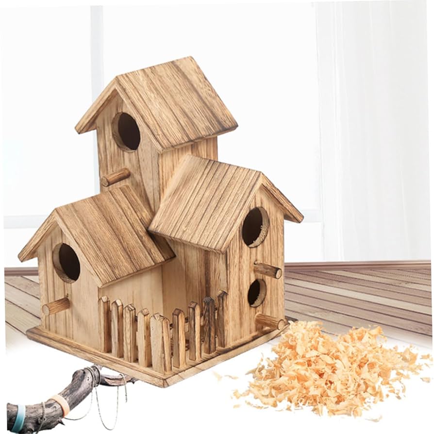 Amazon.co.jp: NUOBESTY Birdie インコ 外 子供 木製 ペット 鳥